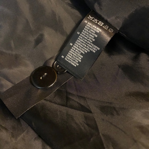 H&M Men’s Wool Winter Coat - Picture 5 of 5